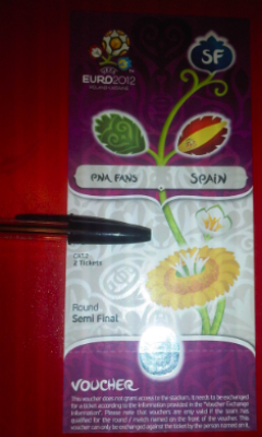 Boli Bic y regalo 2 entradas SEMIFINALES EURO en DONETSK para ver a España