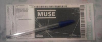 Vendo boli bic y Regalo Entrada para Muse en el palacio de deportes, Madrid