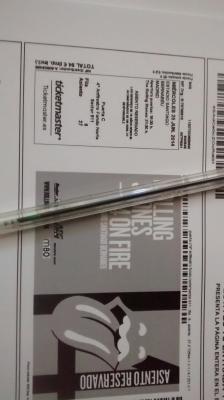 Vendo boli bic y regalo 4 entradas de los Rolling Stones