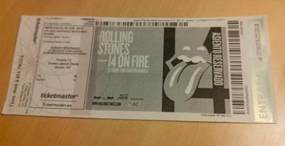 Vendo boli Bic 300€ y Regalo entrada Rolling Stones