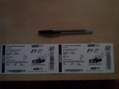 VENDO BOLI BIC Y REGALO 2 ENTRADAS PARA LA F1 MONTMELÓ 3 DÍAS