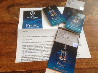 Vendo 2 entradas para la final de champions 2014 a lisboa