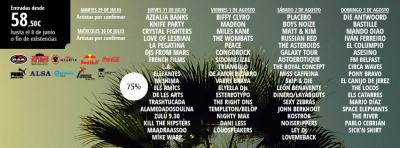 Entradas Arenal sound
