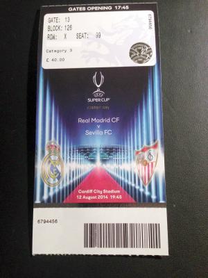 2014 UEFA Super Cup Entradas
