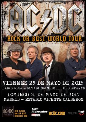 Vendo cuatro bic y regalo cuatro entradas para AC/DC Domingo 31/05/14 en Madrid 150€ c/u