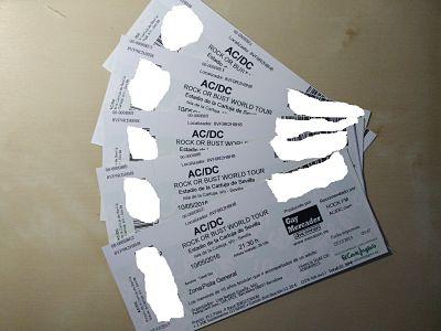 Entradas ACDC Sevilla PISTA