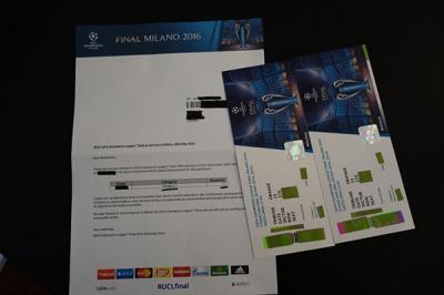 Entradas CAT II Final de Uefa Champions League de Milan 2016 Real-Atletico