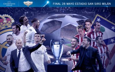 2 x Entradas Final Champions League 2016 Real Madrid Atletico