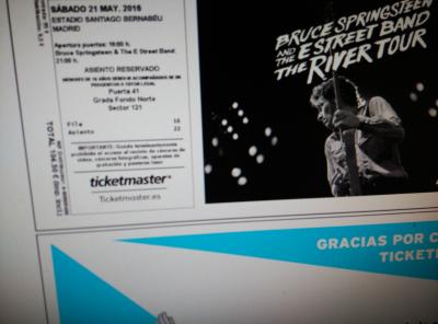 vendo boli BIC y regalo entrada concierto bruce springteen
