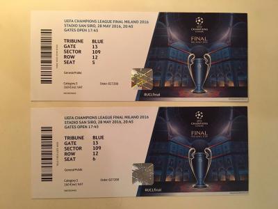 Entradas final Champions League 2016