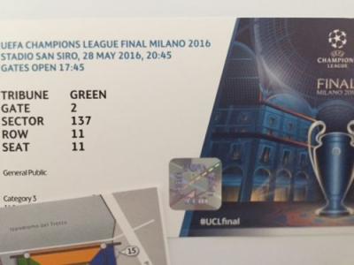 2 Entradas Final UEFA Champions League