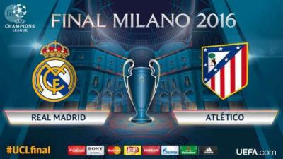ENTRADA FINAL CHAMPIONS LEAGUE AT. MADRID VS REAL MADRID