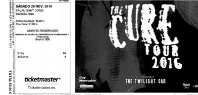 Vendo boli bic con 2 entradas para the Cure en barcelona