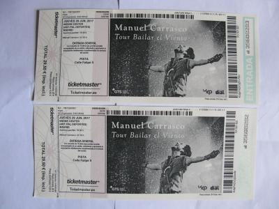 Concierto Manuel Carrasco - Madrid 29 de Junio 2017.