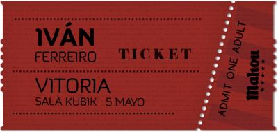 Ivan Ferreiro @ KUBIK, Vitoria