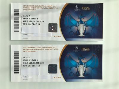 Entradas #Cat.1# Uefa Liga de Campeones Final-3.06.2017 Cardiff