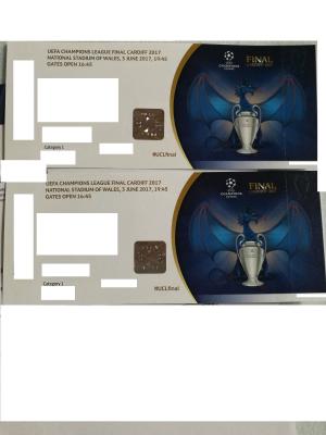 2 Entradas FINAL REAL MADRID - JUVENTUS CARDIFF 2017