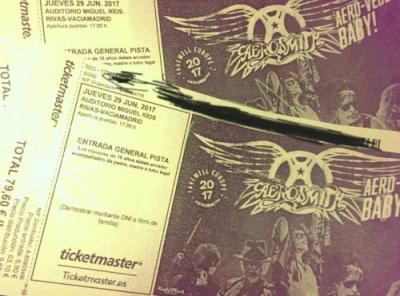 2 entradas Aerosmith Madrid