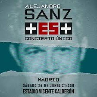 2 ENTRADAS PARA ALEJANDRO SANZ MADRID EN PISTA