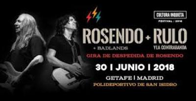 Concierto Rosendo y Rulo cultura inquieta 2018